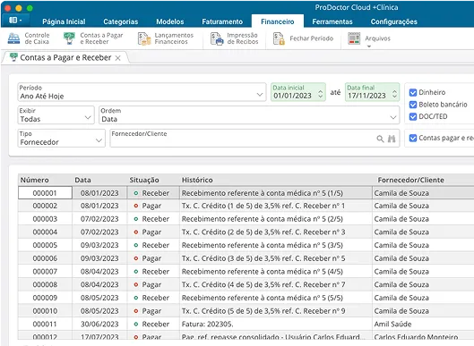 Imagem do Financeiro do Cloud