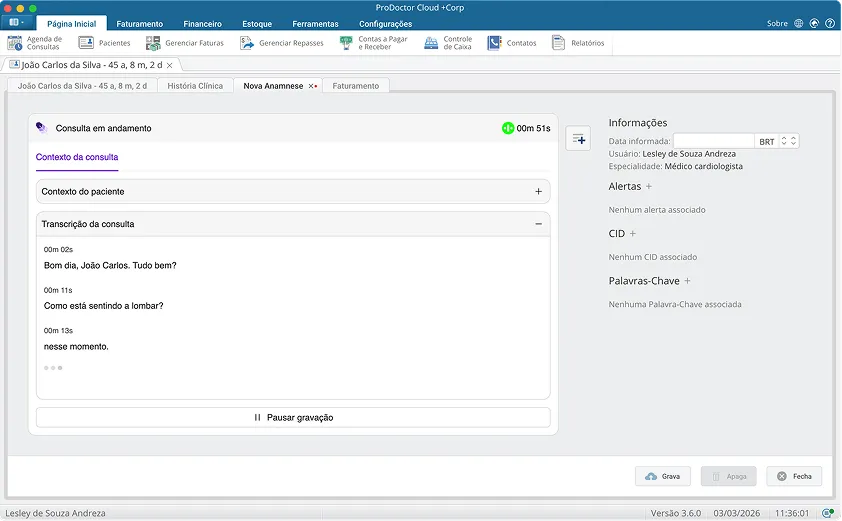 Ícone de prontuário