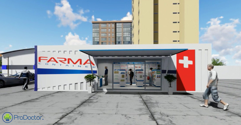 Startup inova com modelo de farmácia em contêiner