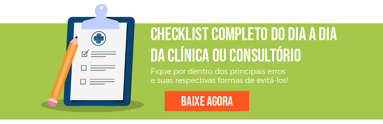E-book Checklist completo do dia a dia da clinica ou consultorio