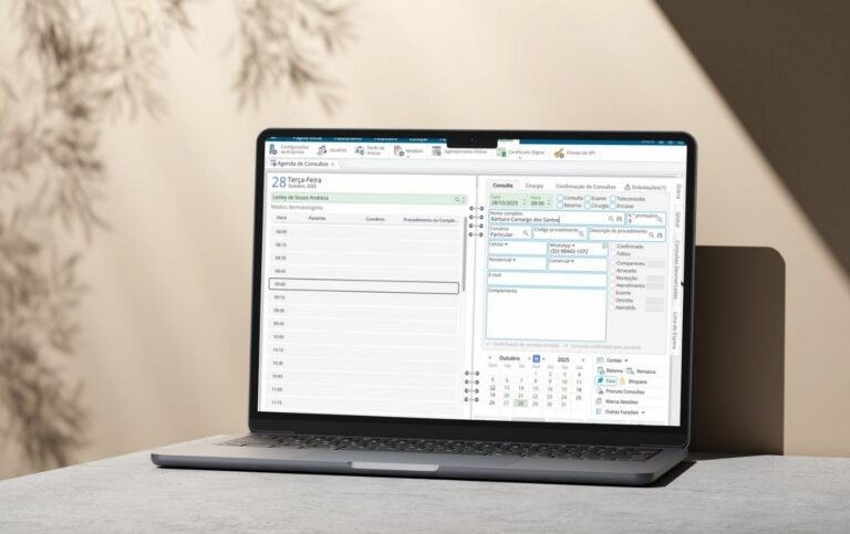 Ganhe tempo acionando o botão “Fixa”, na Agenda